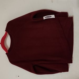 Old Navy Burgundy Sweater